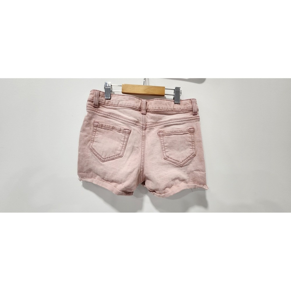 Cat & Jack Pink  Denim‎ Cutoff Shorts Girls Size L Stretch Corto